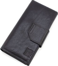 Кожаный кошелек Grande Pelle 67810 Черный