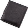 Чоловічий гаманець HT Leather 168-19M black - 3