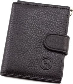 Мужской кошелек H.T Leather 1-168-27А black
