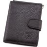 Чоловічий гаманець HT Leather 1-168-27А black - 1