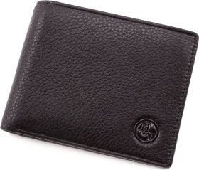 Мужской кошелек H.T Leather 163-16 black