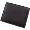 Чоловічий гаманець HT Leather 163-16 black - 3