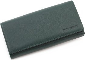 Женский кожаный кошелек Marco Coverna mc1413-6 (green)