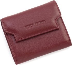 Женский кожаный кошелек маленького размера Marco Coverna 68633 Бордовый