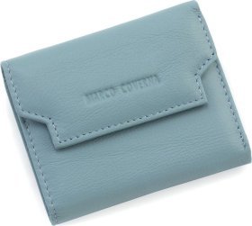 Женский кожаный кошелек маленького размера Marco Coverna 68635 Голубой