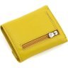 Женский кожаный кошелек маленького размера Marco Coverna 68637 Желтый - 3