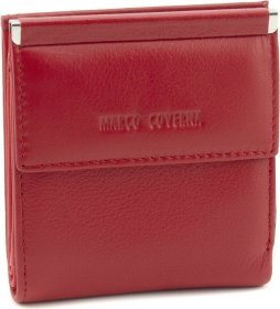 Женский кожаный кошелек маленького размера Marco Coverna 68616 Красный