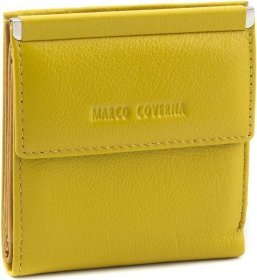 Женский кожаный кошелек маленького размера Marco Coverna 68621 Желтый