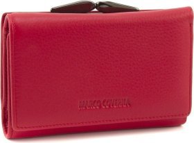 Женский кожаный кошелек с монетницей Marco Coverna 68676 Красный