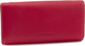 Женский кожаный кошелек большого размера Marco Coverna 68668 Красный