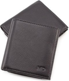 Чоловічий шкіряний гаманець MD Leather 606A