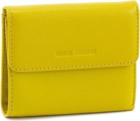Женский кожаный кошелек небольшого размера Marco Coverna 68628 Желтый