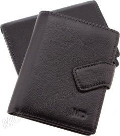 Мужской кожаный кошелек MD Leather Collection 18247