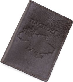 Шкіряна обкладинка для паспорта Grande Pelle (21949)