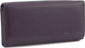 Женский кожаный кошелек большого размера Marco Coverna 68613 Фиолетовый
