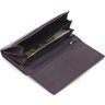 Женский кожаный кошелек большого размера Marco Coverna 68614 Фиолетовый - 2